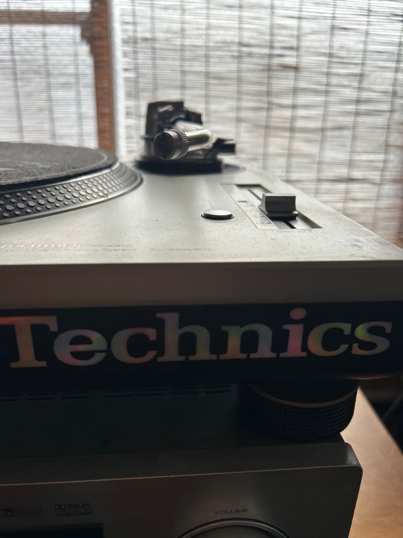Technics SL-1200 MK3D ターンテーブル カバー付き