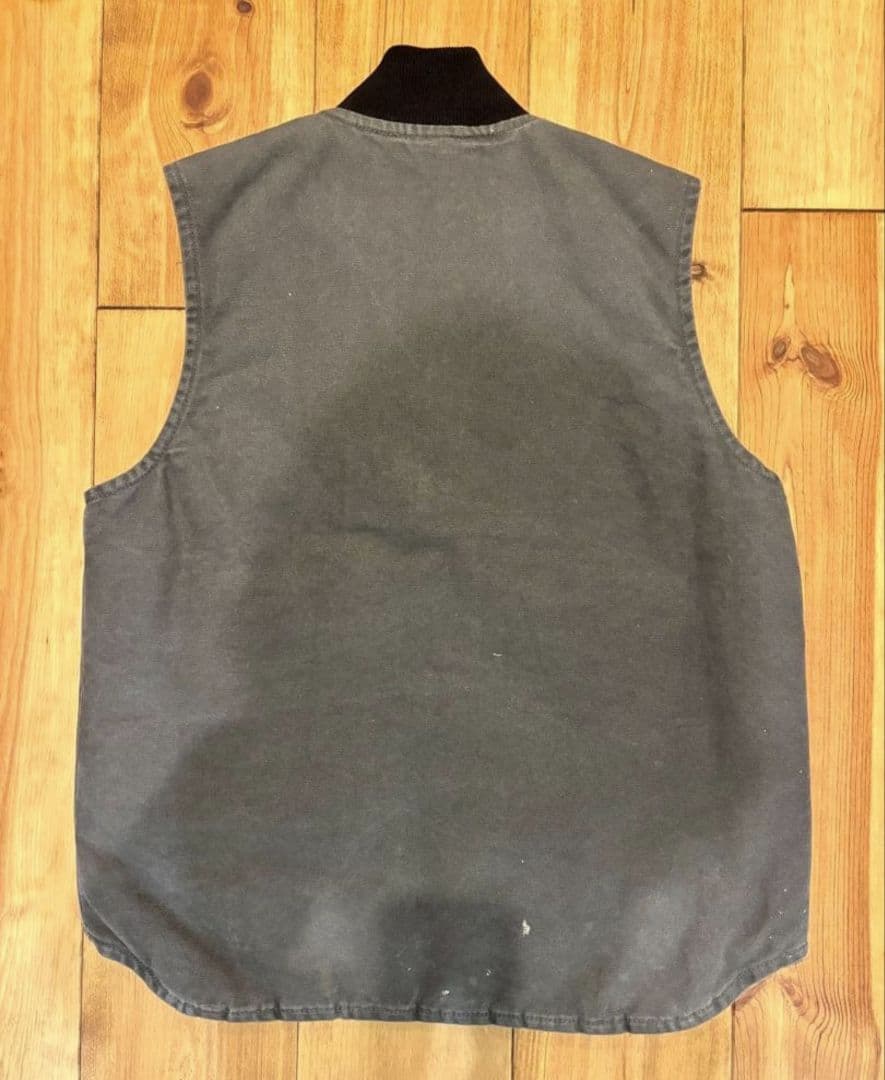 carhartt グレー ダックベスト カーハート メキシコ製 Mサイズ