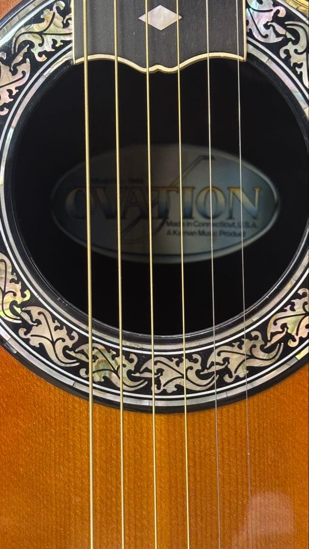 Ovation オーべーション エレアコギター モデルNo1669 現状品