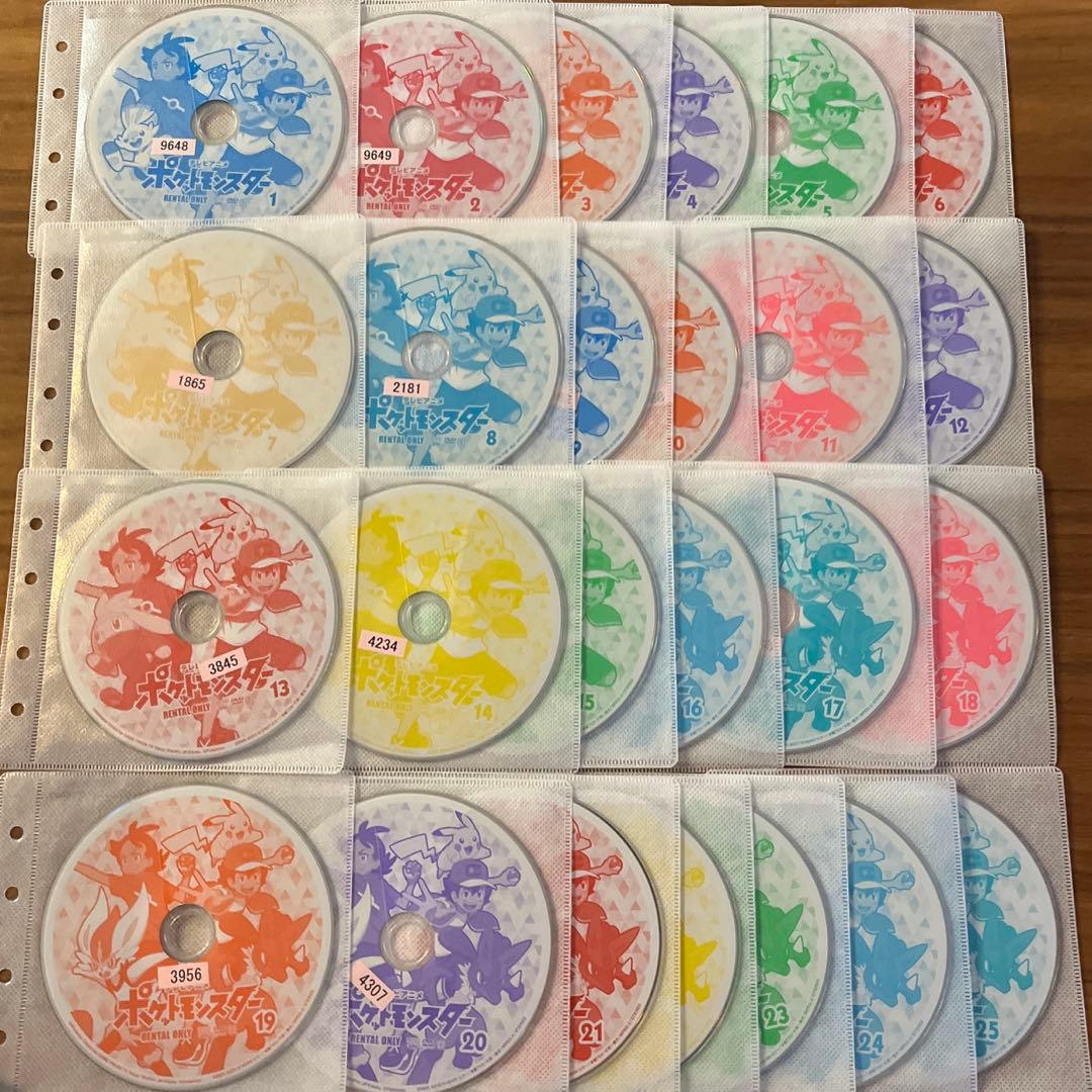 ポケットモンスター　テレビアニメ　2019年版　 新無印編　DVD 1巻〜25巻