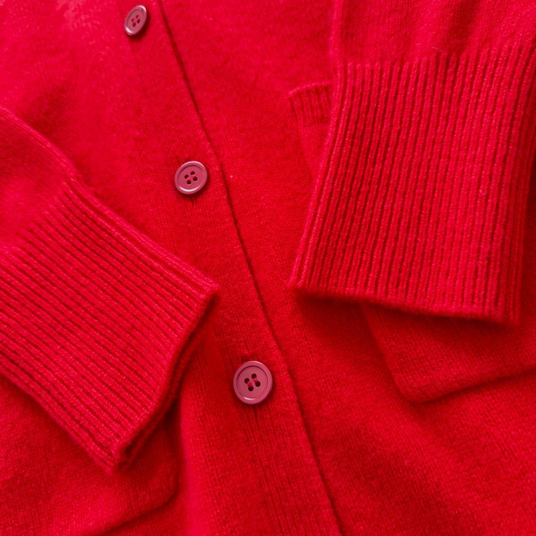 タグ付　ESTNATION ラムウール　ロングカーディガン 美シルエット