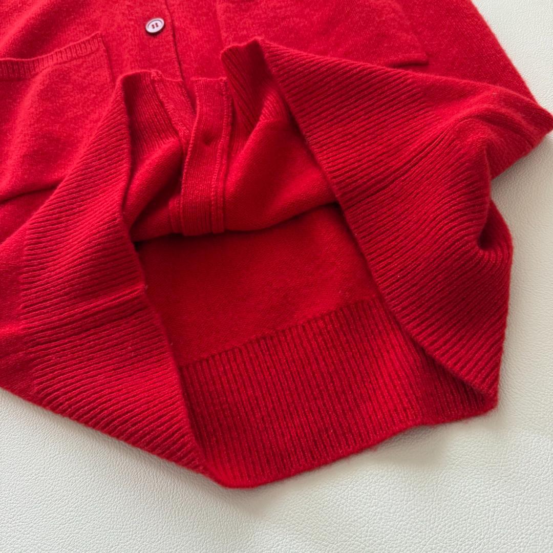 タグ付　ESTNATION ラムウール　ロングカーディガン 美シルエット