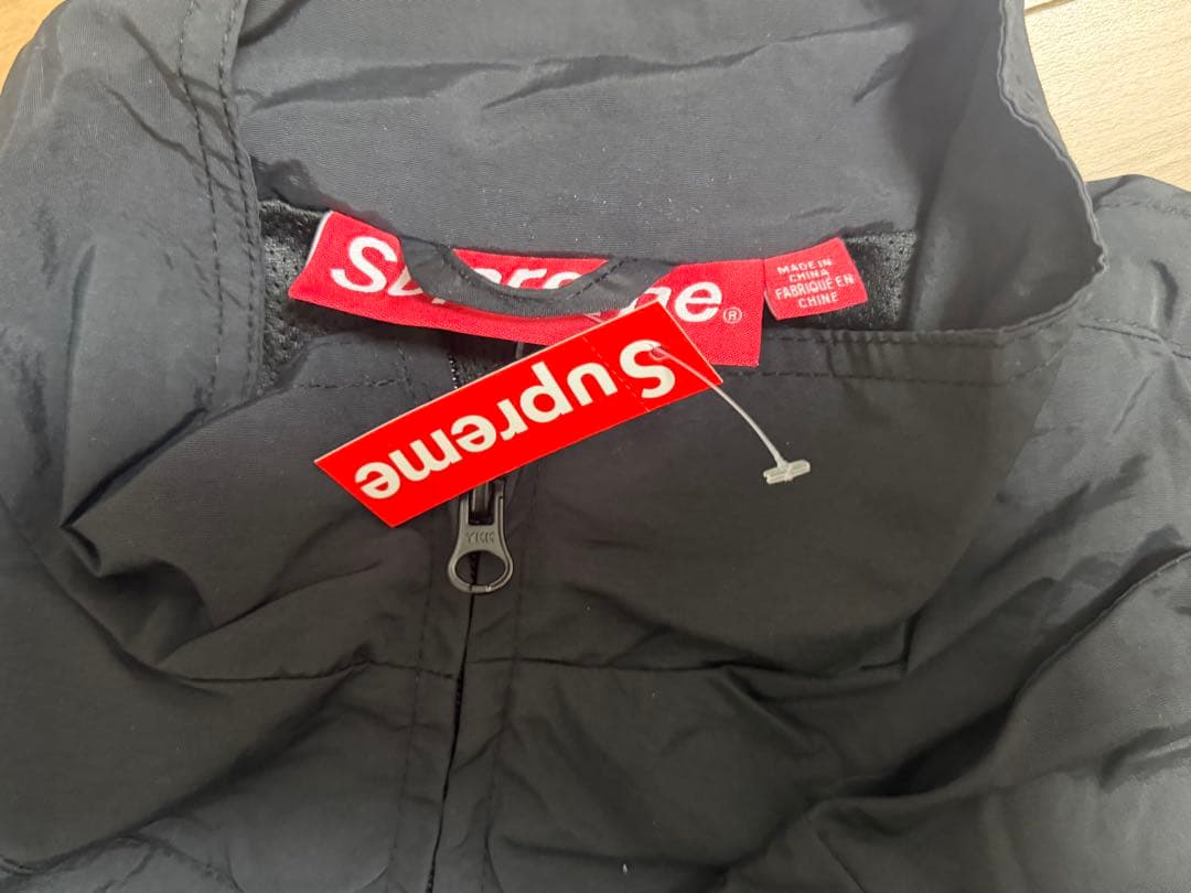 Supreme ブラック ナイロンジャケット L