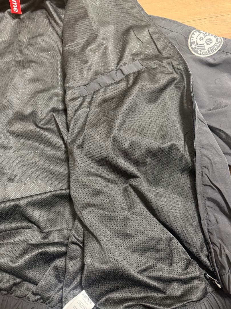 Supreme ブラック ナイロンジャケット L