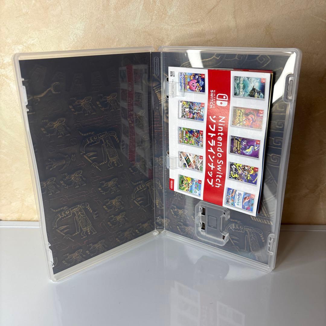 Switch right本体　グレー　充電器、ソフト、本体入れ物付き