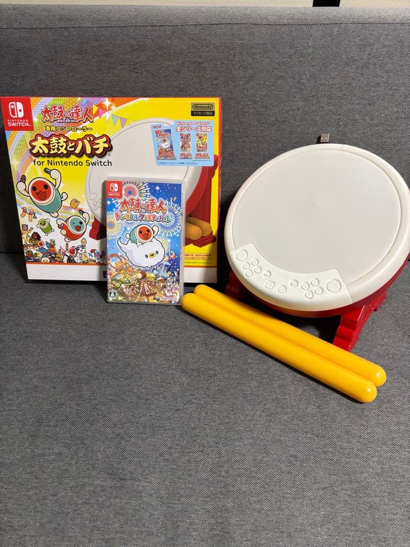 Switch太鼓の達人と専用コントローラセット