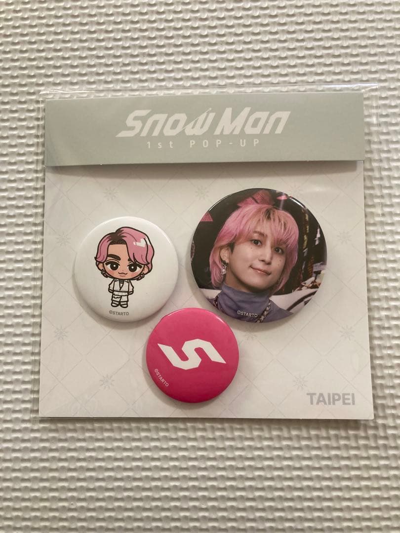 Man popup台北限定9人缶バッジセット　コンプリート