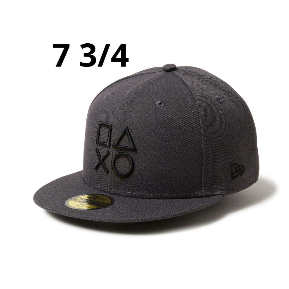 59FIFTY PlayStation ロゴ ダークグラファイト 7 3/4