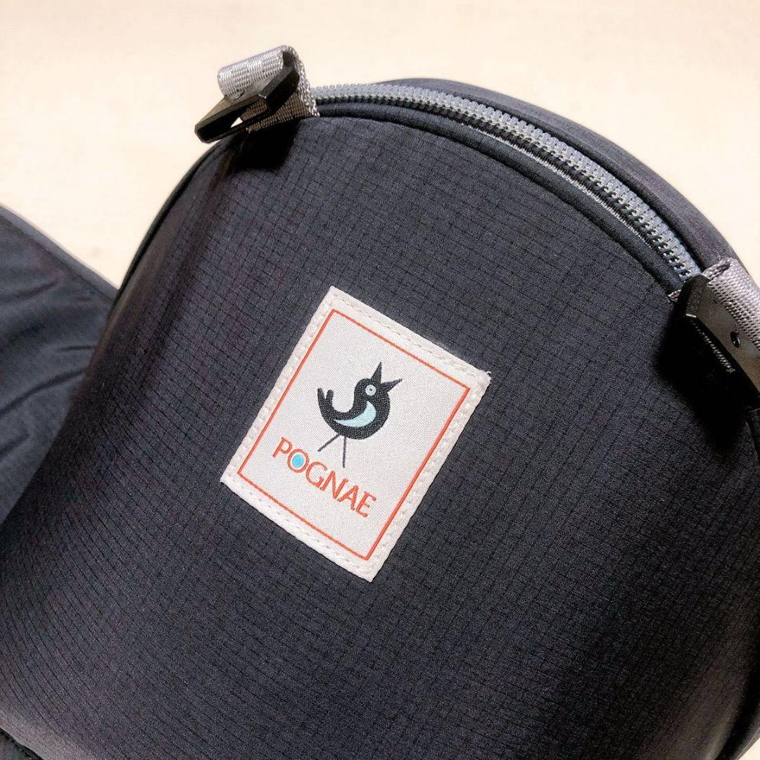 極美品 ミキハウス × ポグネー コラボ ベビーキャリア 抱っこ紐 ヒップシート