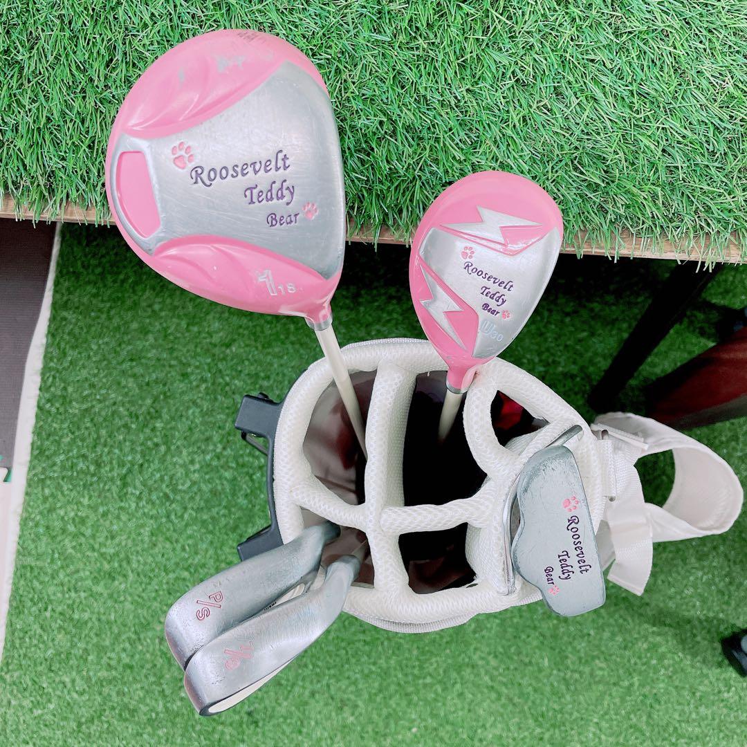 ルーズベルトテディベア　ゴルフクラブ　ジュニアセット　110cm 　N2075