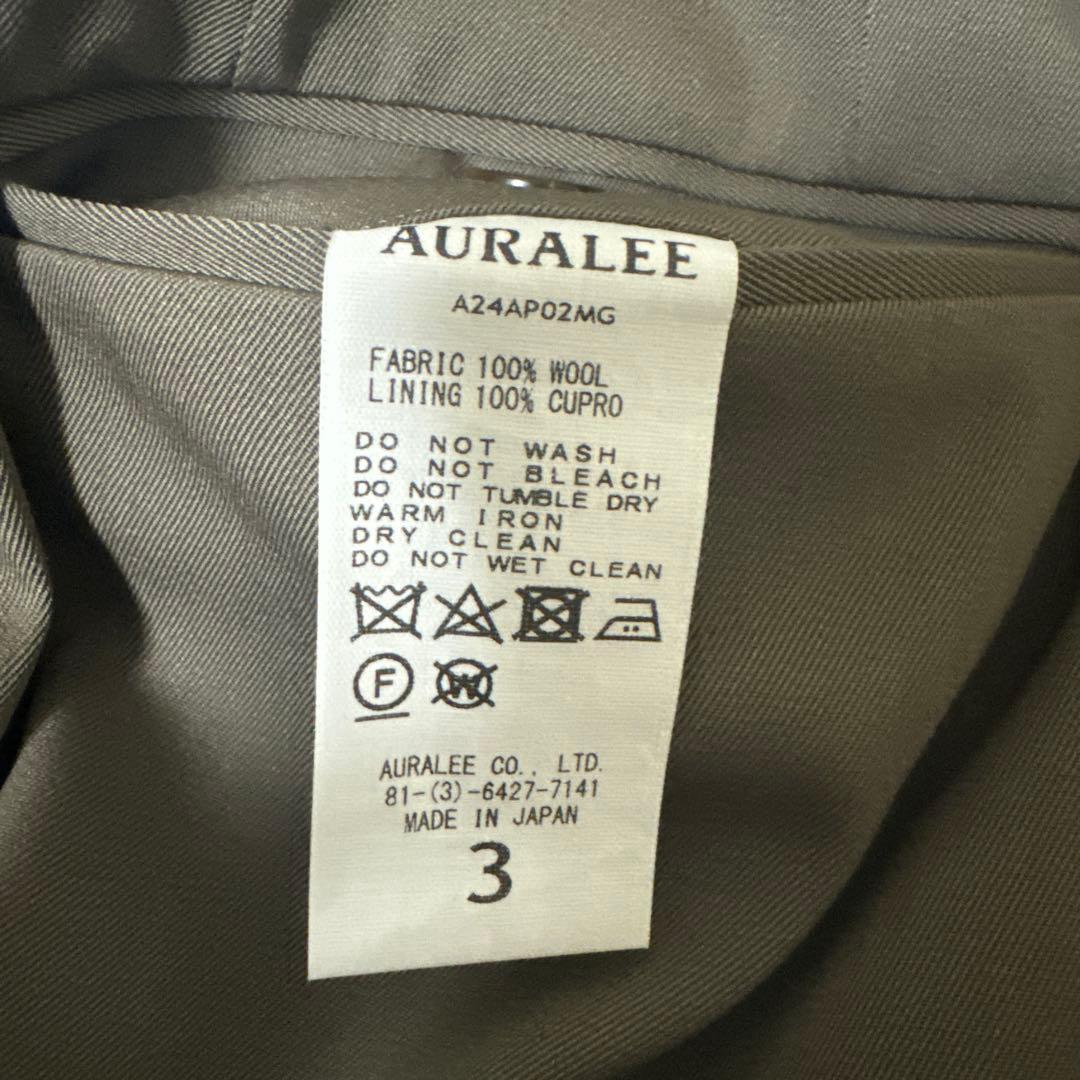 R*o様 オーラリー ウールマックスギャバジンスラックス