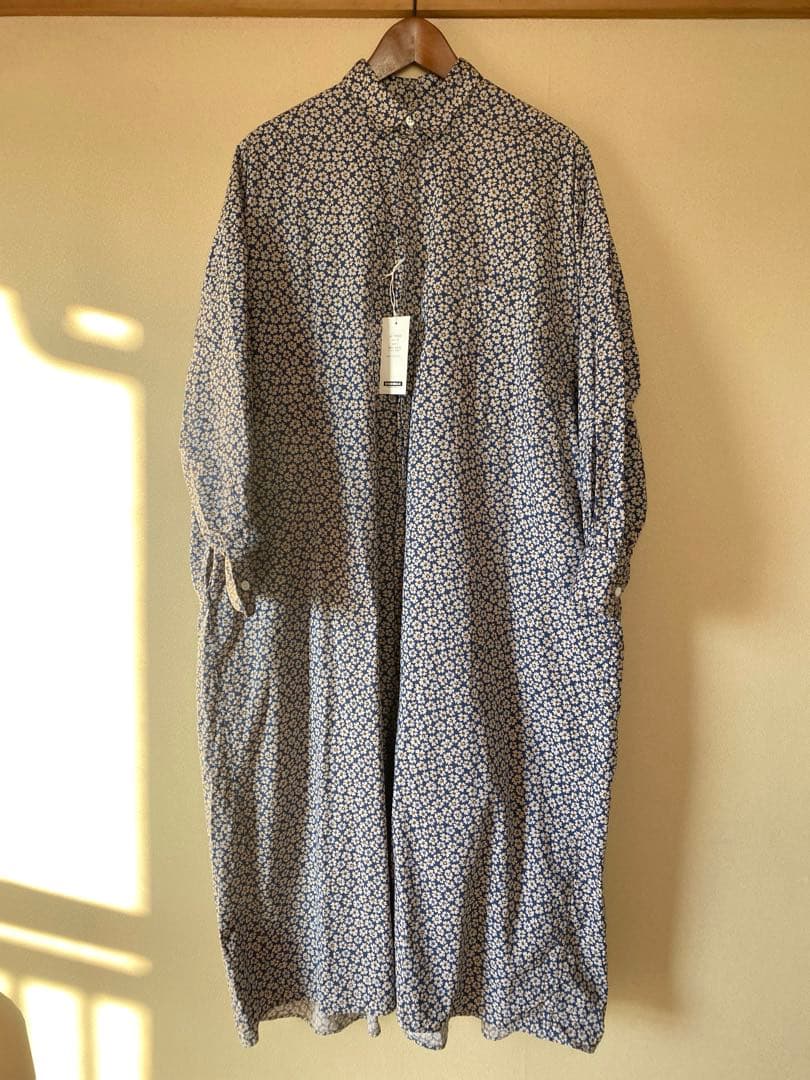 【最終】TOUJOURS フラワープリントシャツワンピース