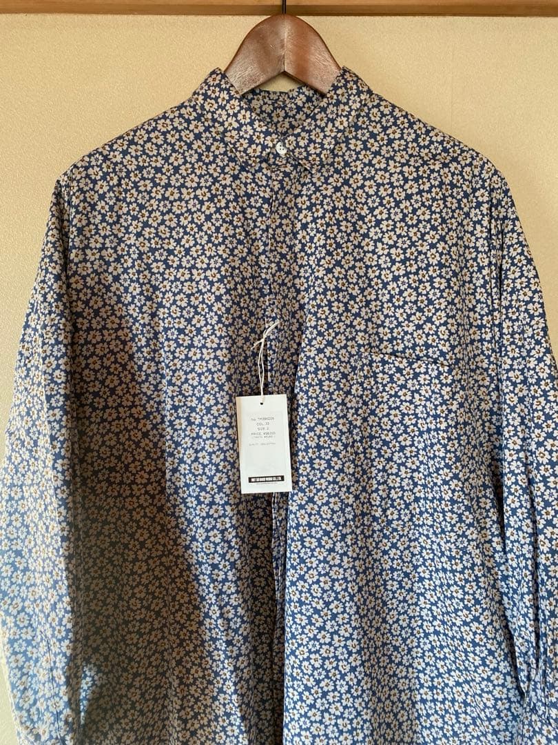 【最終】TOUJOURS フラワープリントシャツワンピース