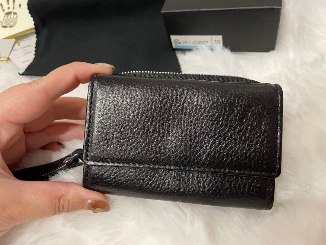 PORTER SPLENDOR 261-03897ブラックレザー キーリング