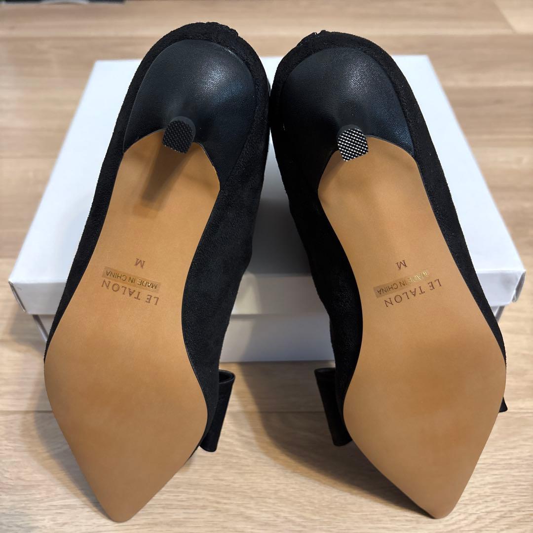 【新品未使用】LE TALON ブラックブーツ Mサイズ