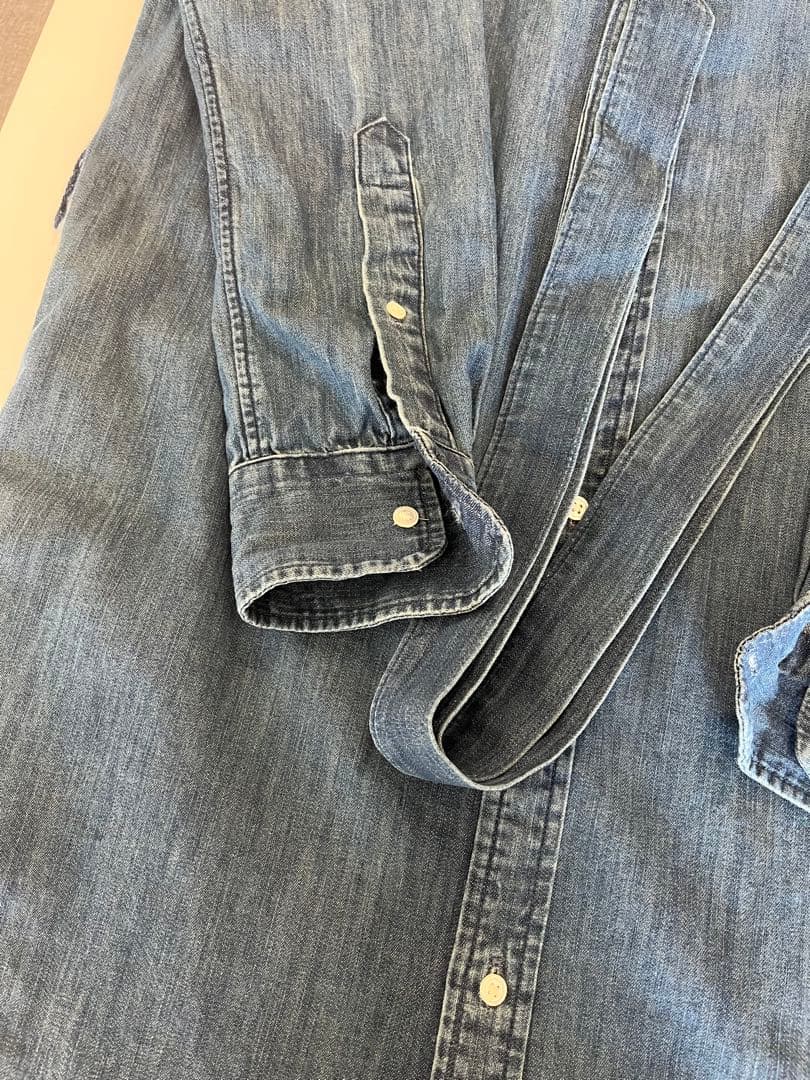 Ralph Lauren デニムロングシャツ 長袖（ワンピース）155/84A