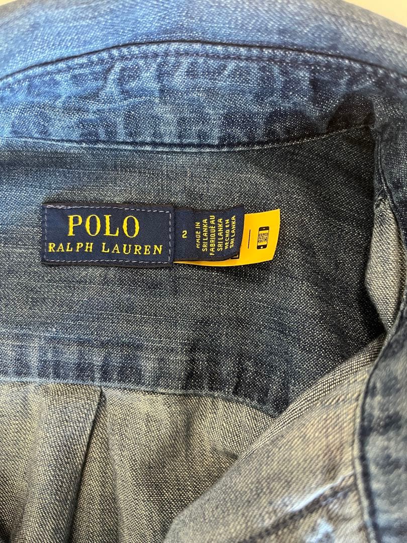 Ralph Lauren デニムロングシャツ 長袖（ワンピース）155/84A