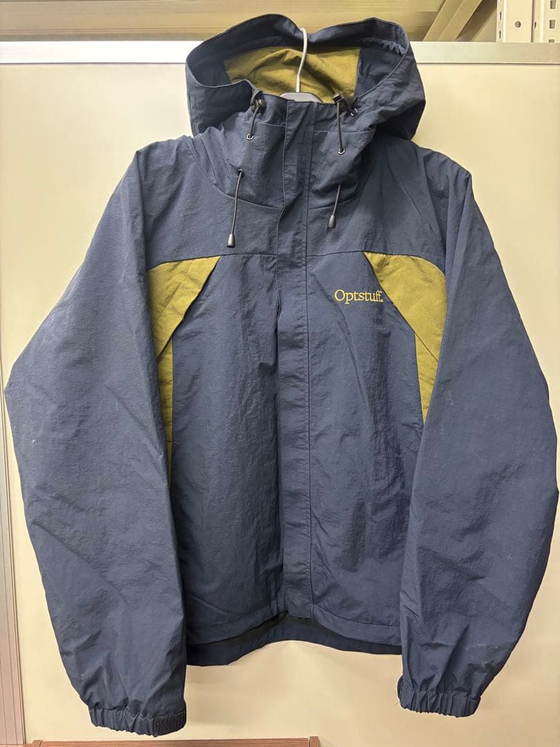 [OPTSTUFF] SHELL PARKA (NAVY×KHAKI) M