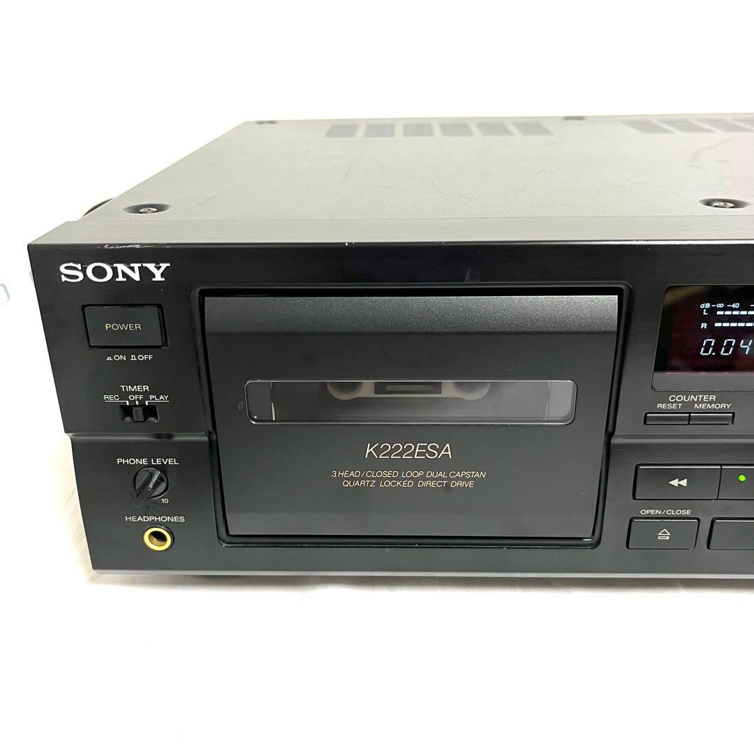 【メンテナンス済】SONY ソニー 3ヘッドカセットデッキ TC-K222ESA