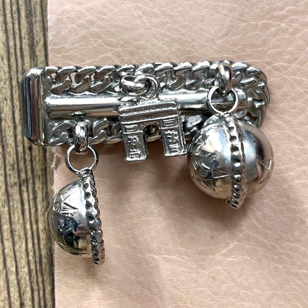 ヴィンテージ セリーヌ CELINE ブローチ マネークリップ 凱旋門