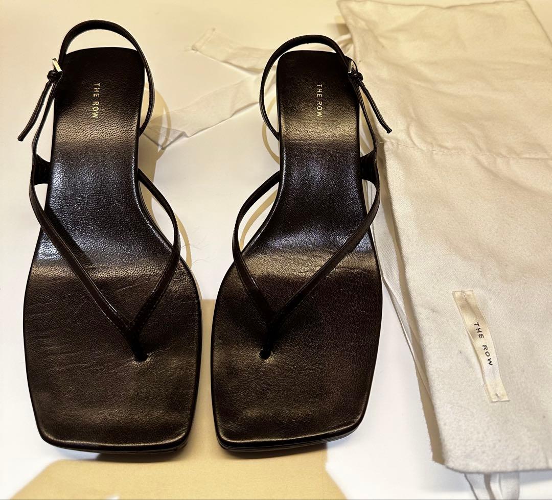 THE ROW ブラウン　トングサンダル　美品　ザロウ