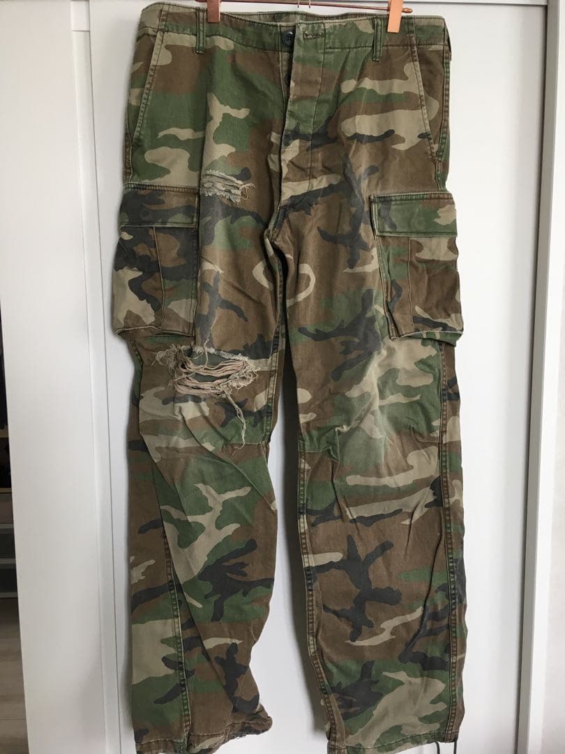 激レアVictim ヴィクティム　迷彩 XL カモカーゴパンツ　ミリタリー軍パン