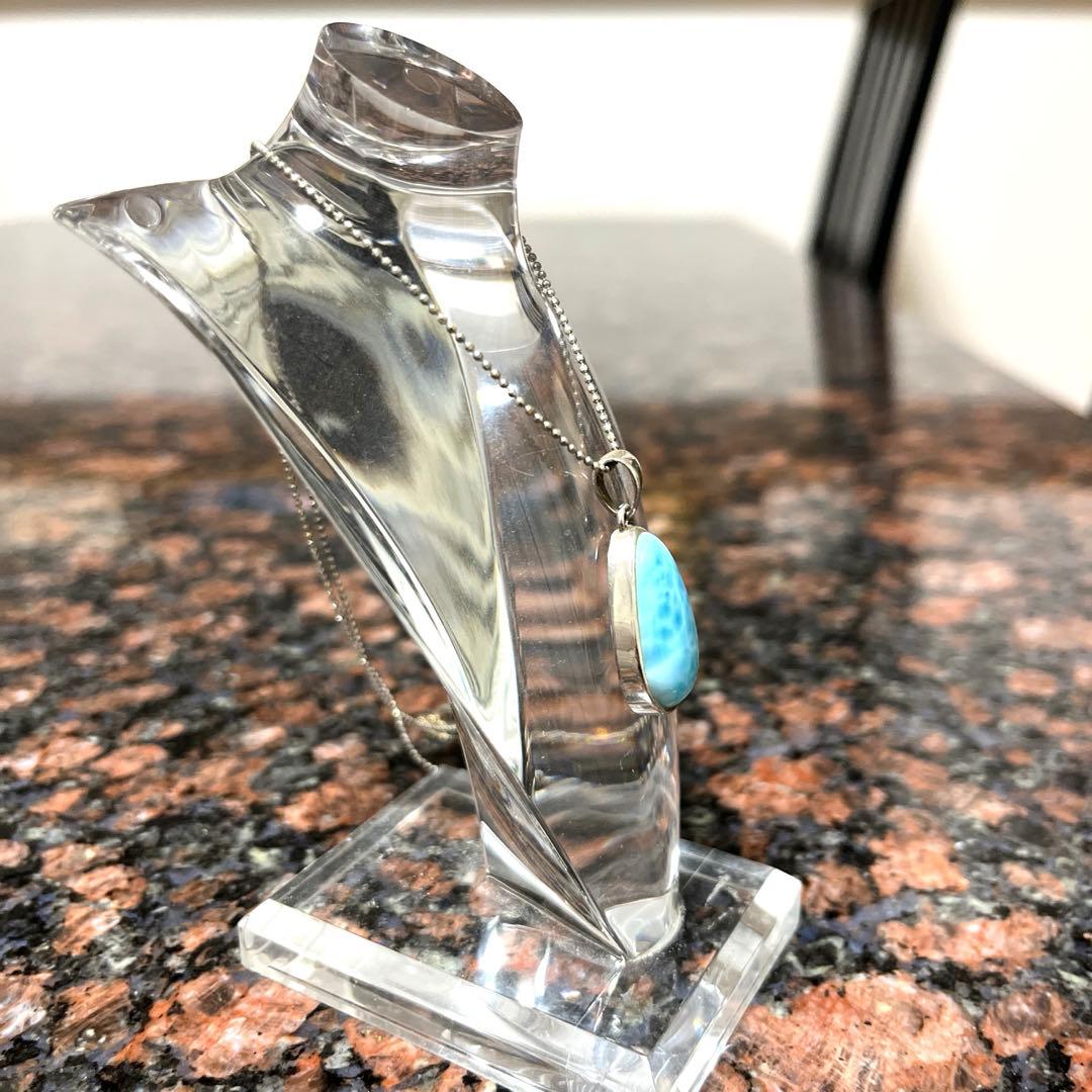 高品質ラリマーペンダントトップ　天然石　パワーストーン