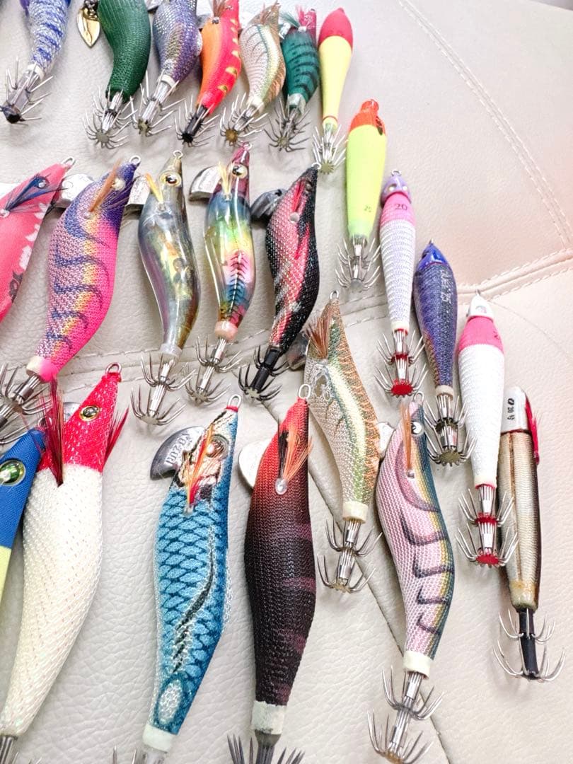 イカメタルスッテ大量！未使用品70%以上含 計53個ケース付き