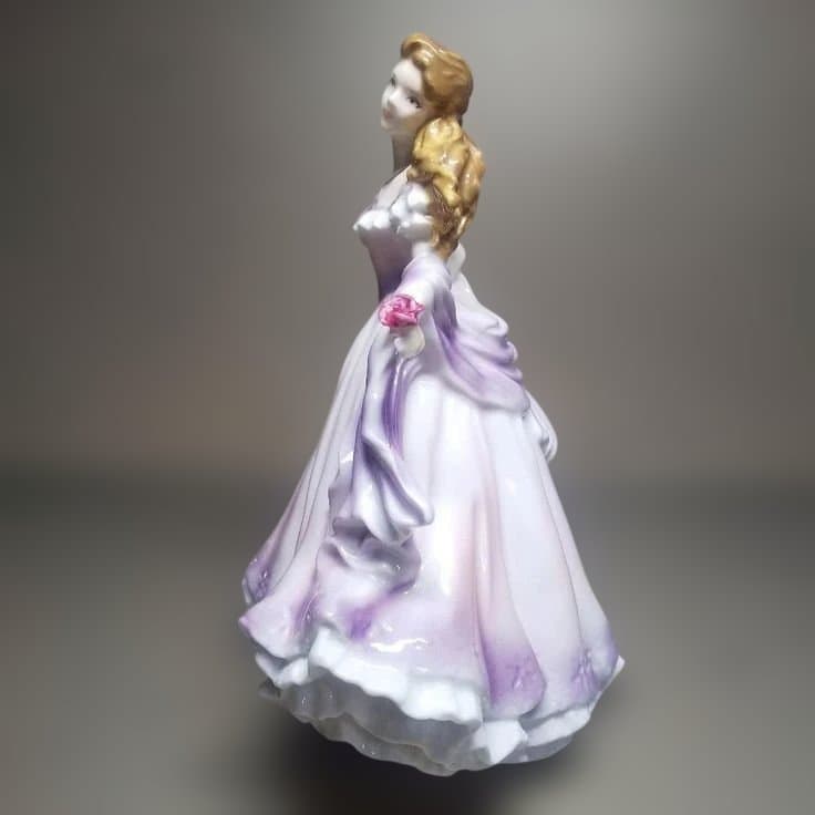  WORCESTER：レイチェル フィギュリン 陶器 置物