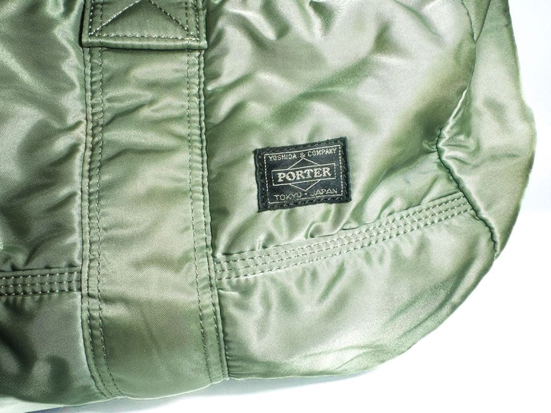 PORTER タンカー ボストンバッグ ダッフルバッグ　グリーン