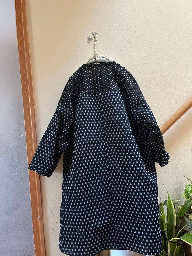 古布リメイク　雪ん子　あられ　チュニック　プルオーバー　七分袖　ハンドメイド