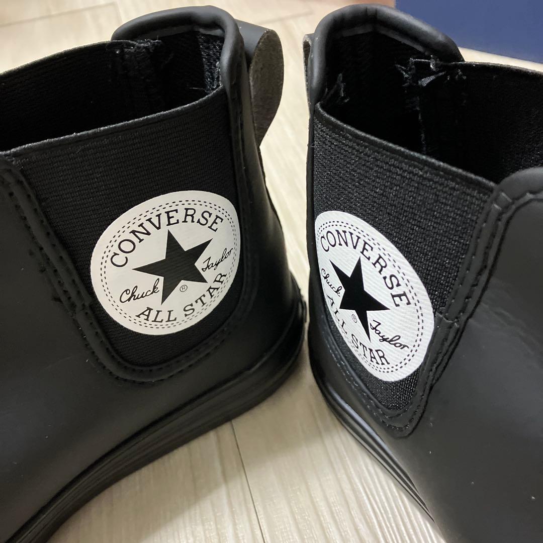 【美品】CONVERSE コンバース　レインシューズ　レディース　24cm