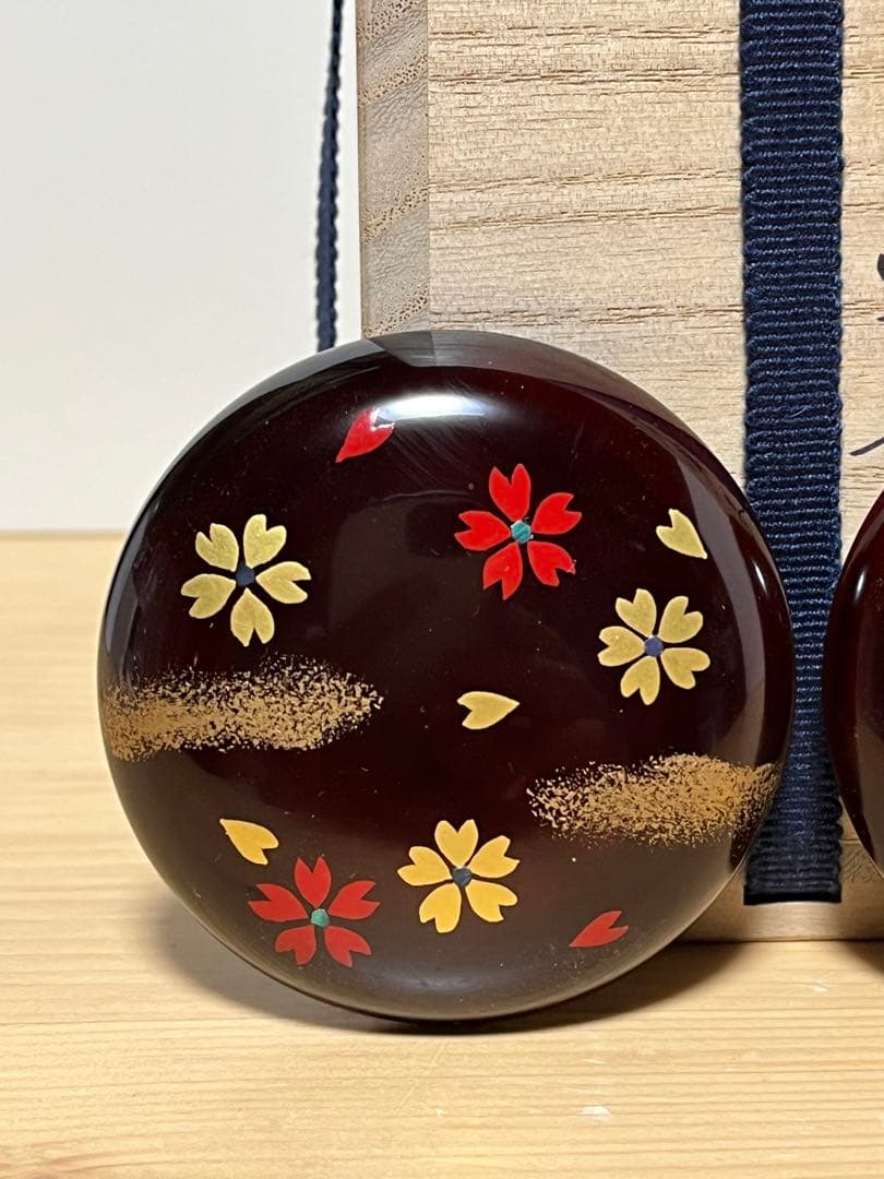 奥津一心斉　金輪寺棗　春秋蒔絵