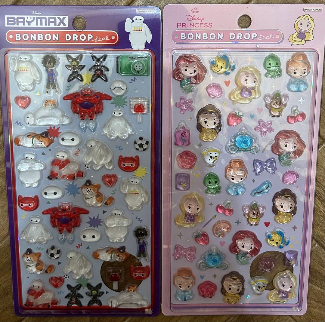 ボンボンドロップシール　正規品　サンリオ８枚+ディズニー6枚セット
