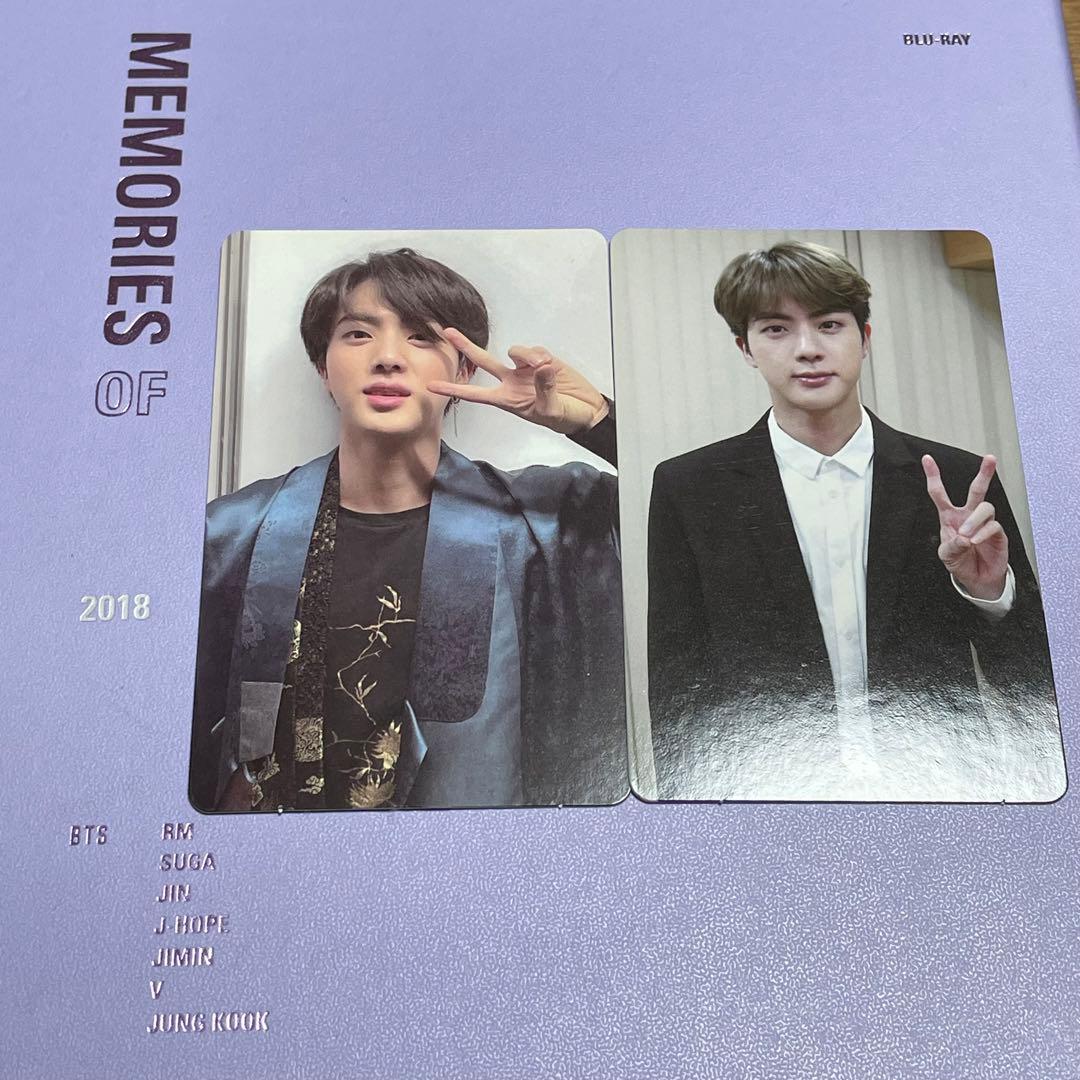 BTS 2018 Memories ジン　Blu-ray DVD トレカ　台紙付