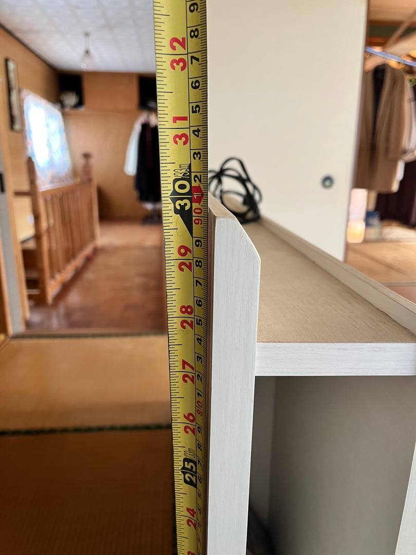 木製ダブルベッドフレーム 収納棚付き（コンセント2個口）