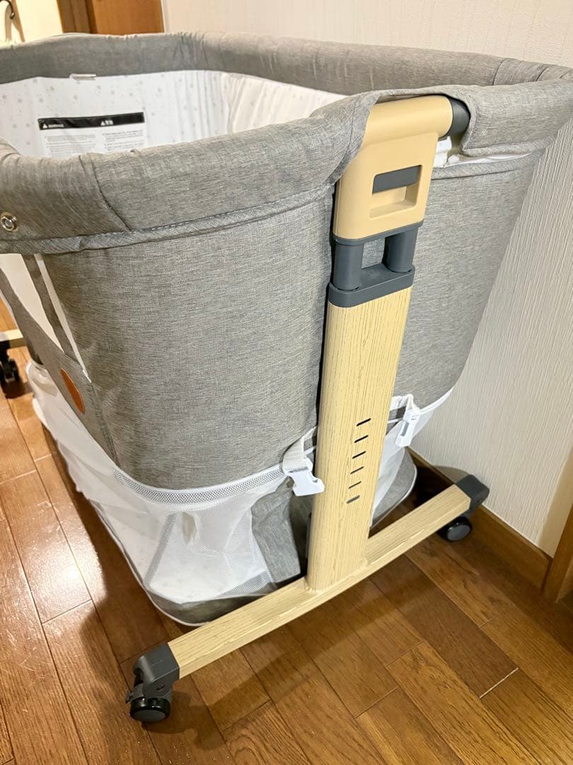 HZDMJ 添い寝ベビーベッド　折りたたみベビーベッド　ベッドサイドベッド