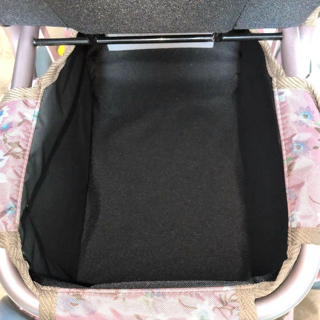 幸和製作所 ルーティ フラワーピンク シルバーカー 折りたたみ　SIMD01