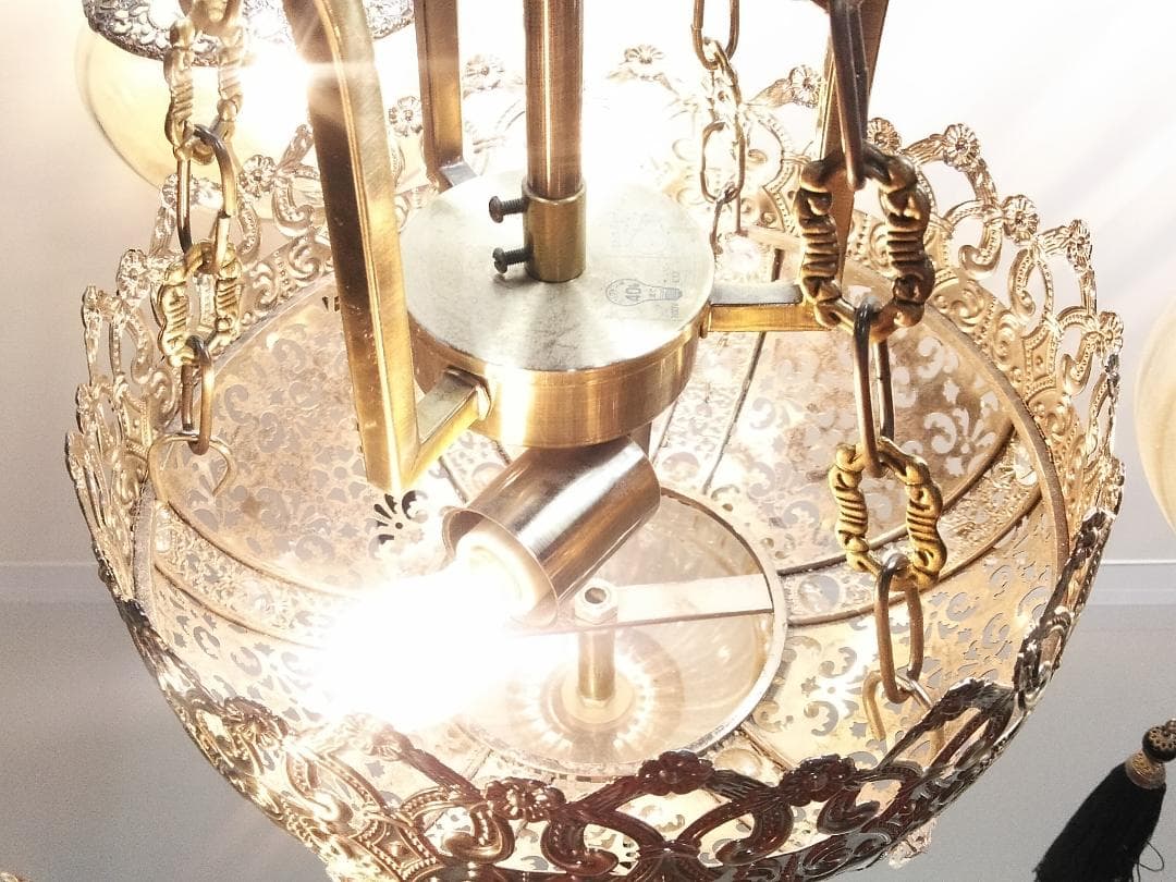 大塚家具 IDC シャンデリア IDE-HAREM/5 イタリア製 モロッコ調★