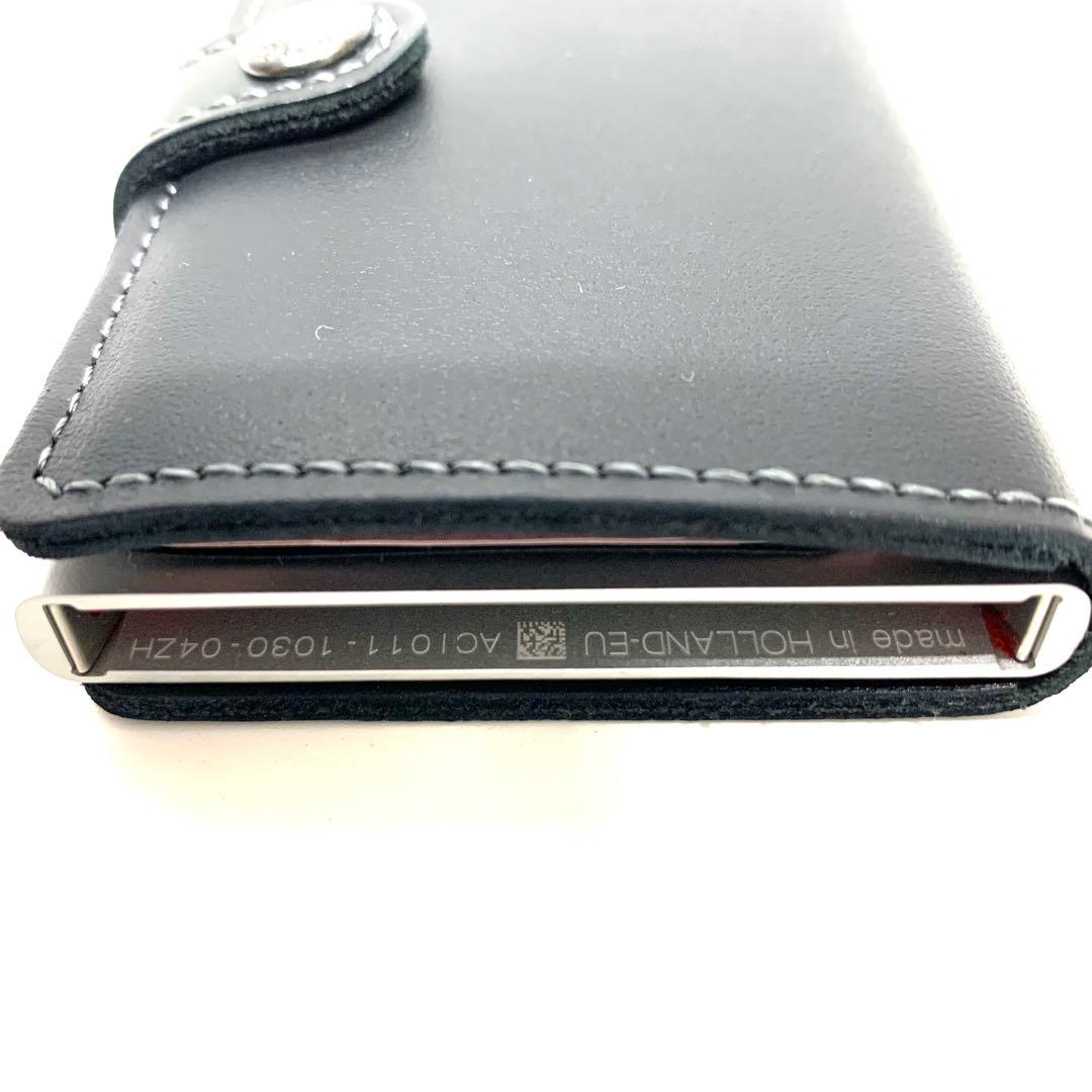 ☆新品未使用☆シークリッドセクリッド　ミニウォレット折り財布サフィアーノブラック
