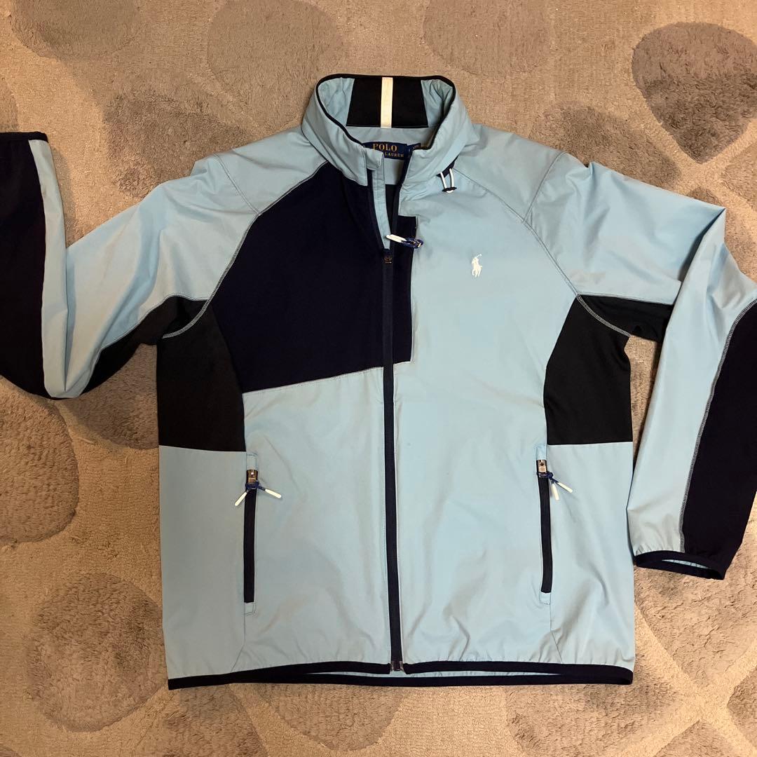 POLO RALPH LAUREN ジャケット 水色/ネイビー