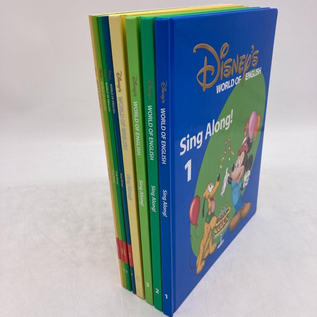 シングアロングセット　DVD 絵本＆CD　字幕ありディズニー英語システム　DWE