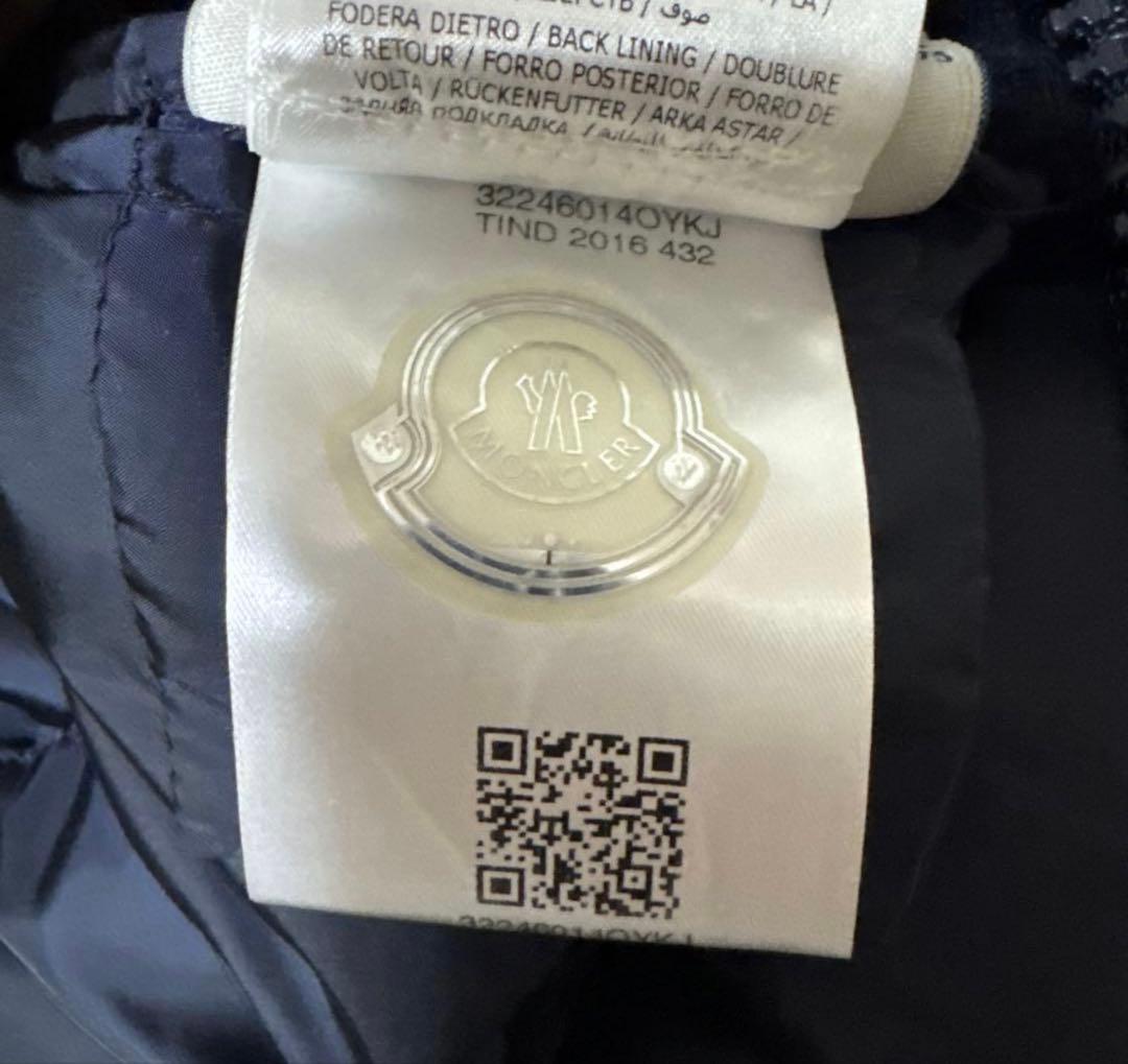 モンクレール　ダウンベスト　切替　切り替え　ハイブリッド