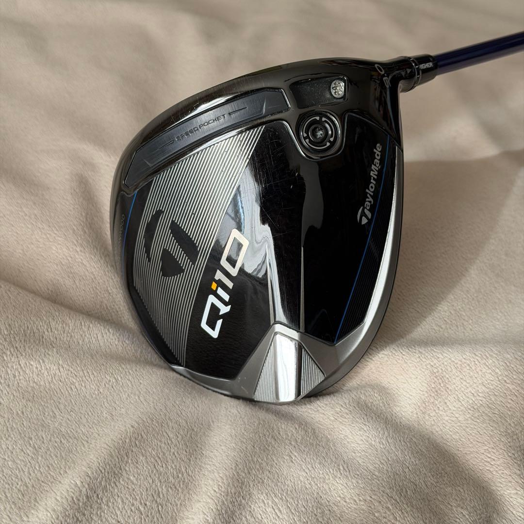 テーラーメイド Qi10 ドライバー 9.0° ヘッドのみ カバー付 日本仕様