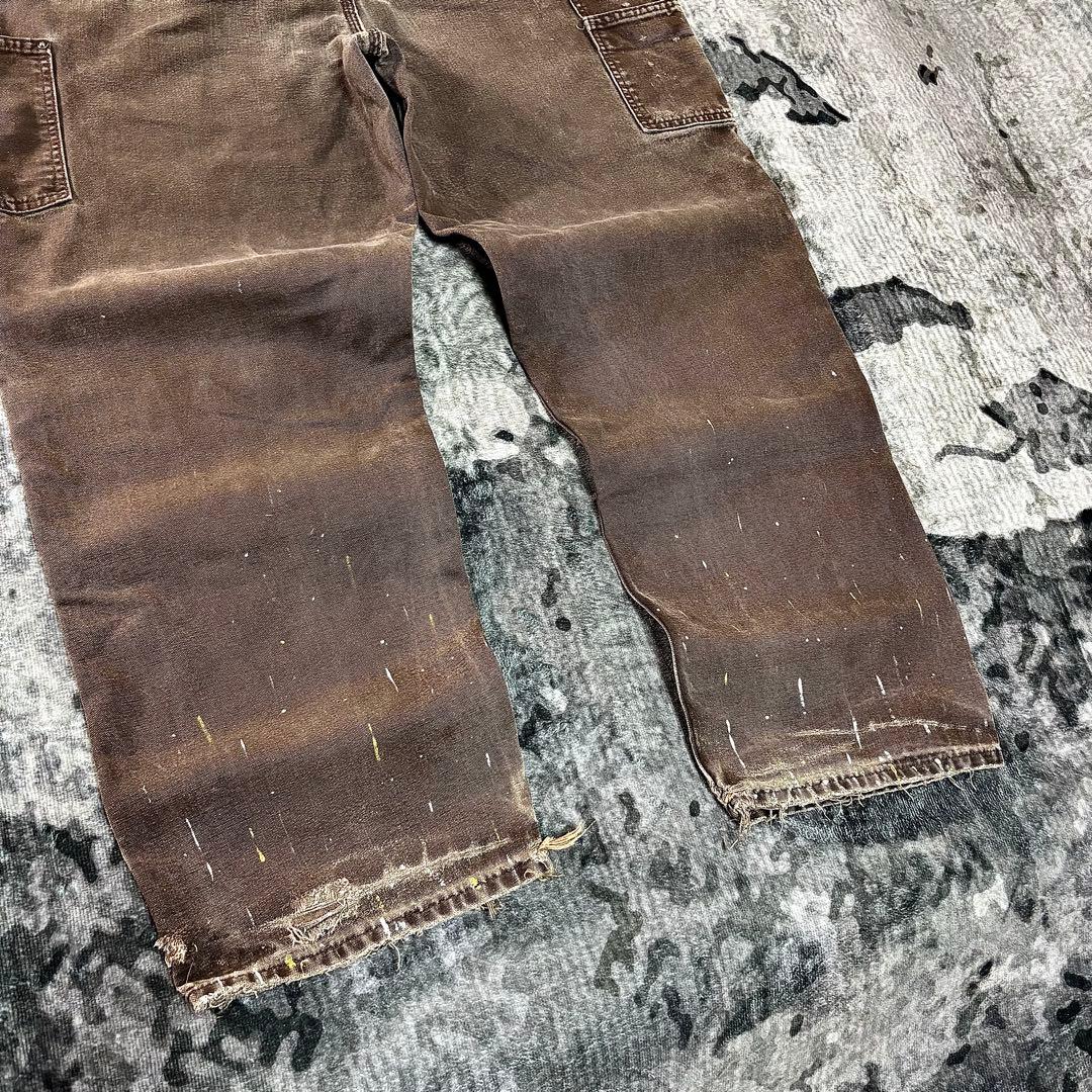 一点物 ペンキ加工 ゆるだぼ 鬼フェード 人気カラー ダック地 オーバーサイズ