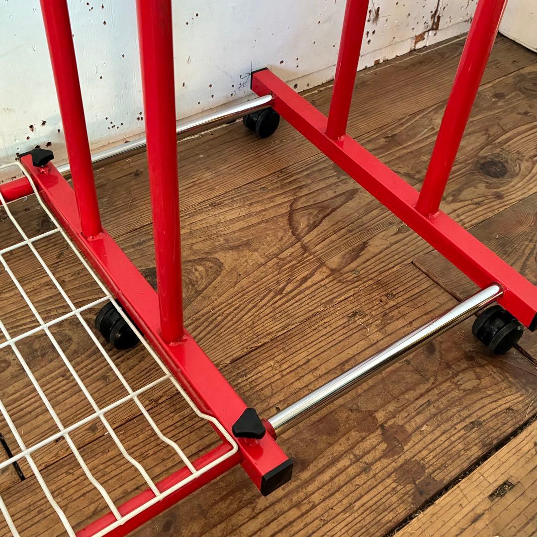 ヴィンテージ 伸縮式 ハンガーラック レトロ ミッドセンチュリー