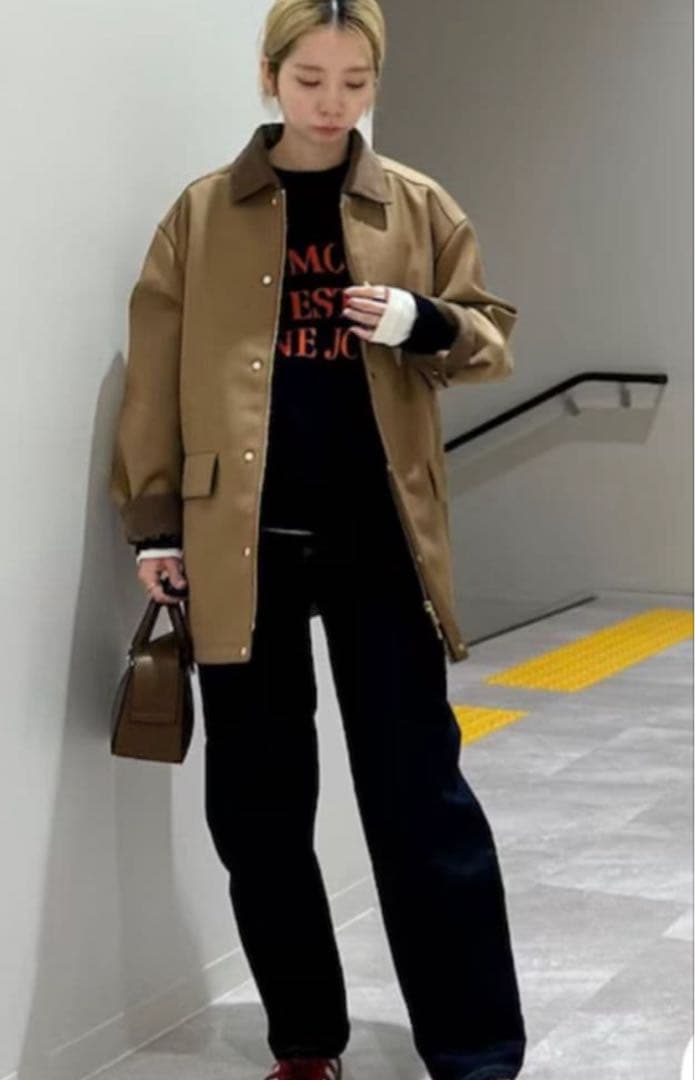 SHIPS コーデュロイカラー ボンディング ブルゾン