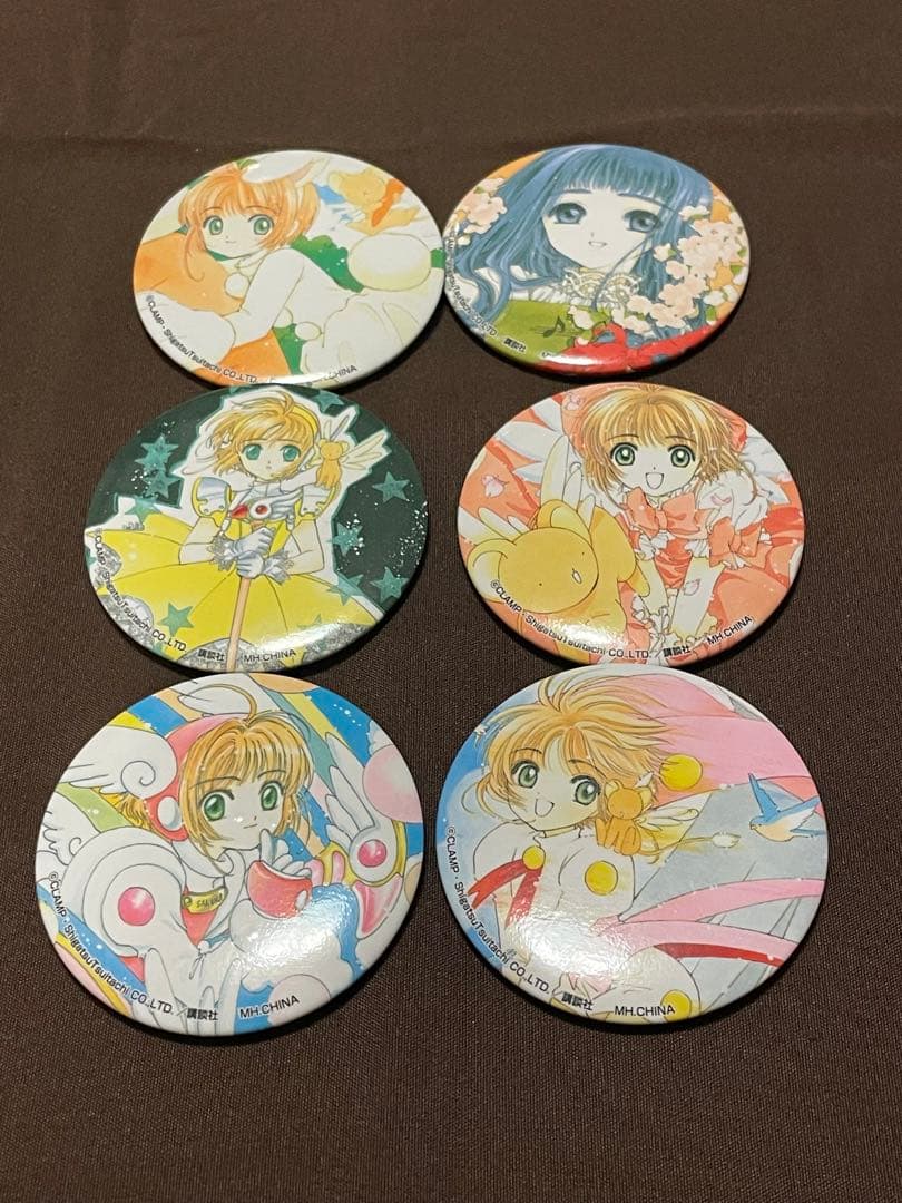 カードキャプターさくら フォーチュンバッジ 木之本桜　大道寺知世 缶バッジ