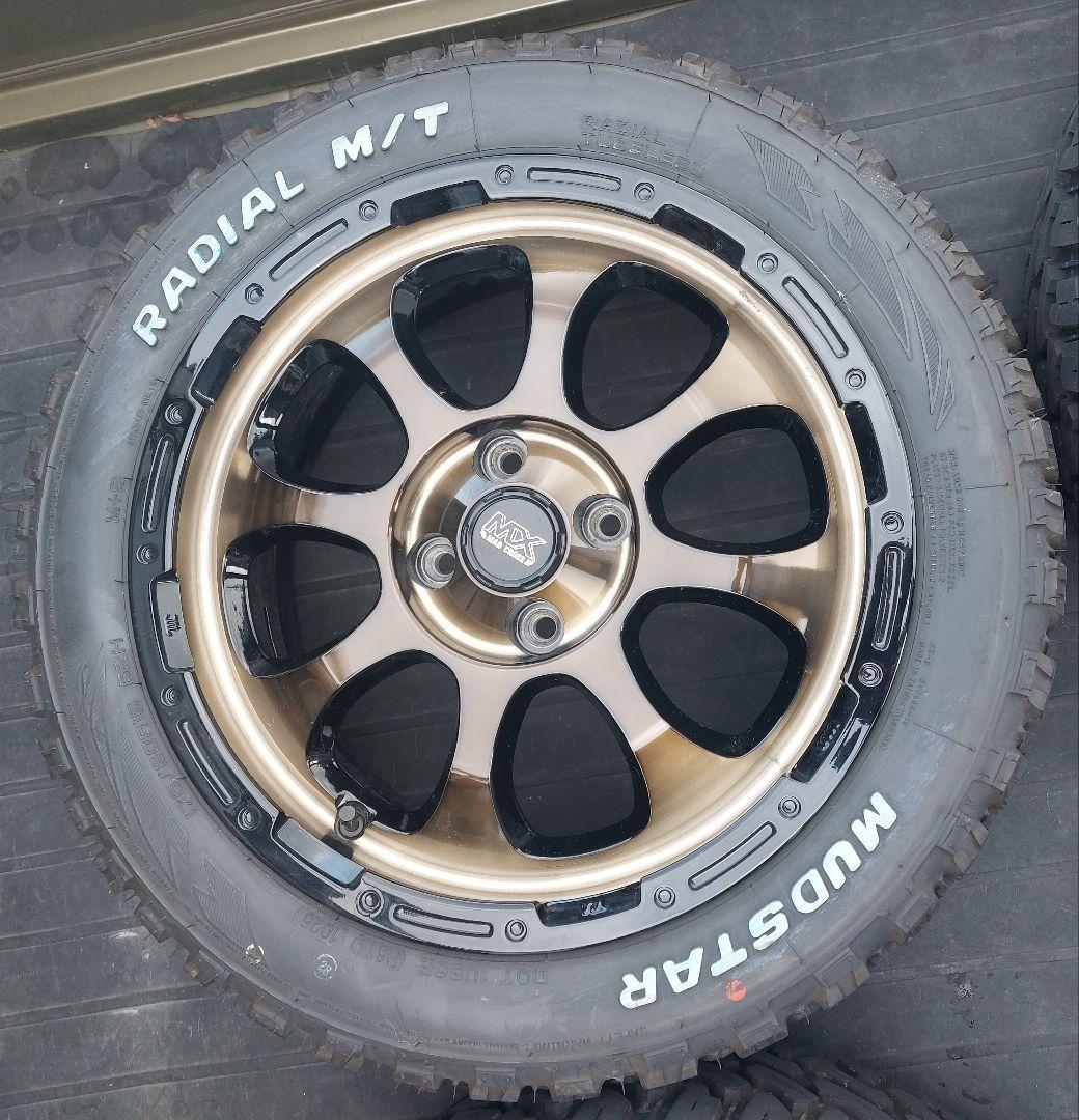 発送しません！クロスビー用 マッドスターMT 175/60R16+ホイールセット