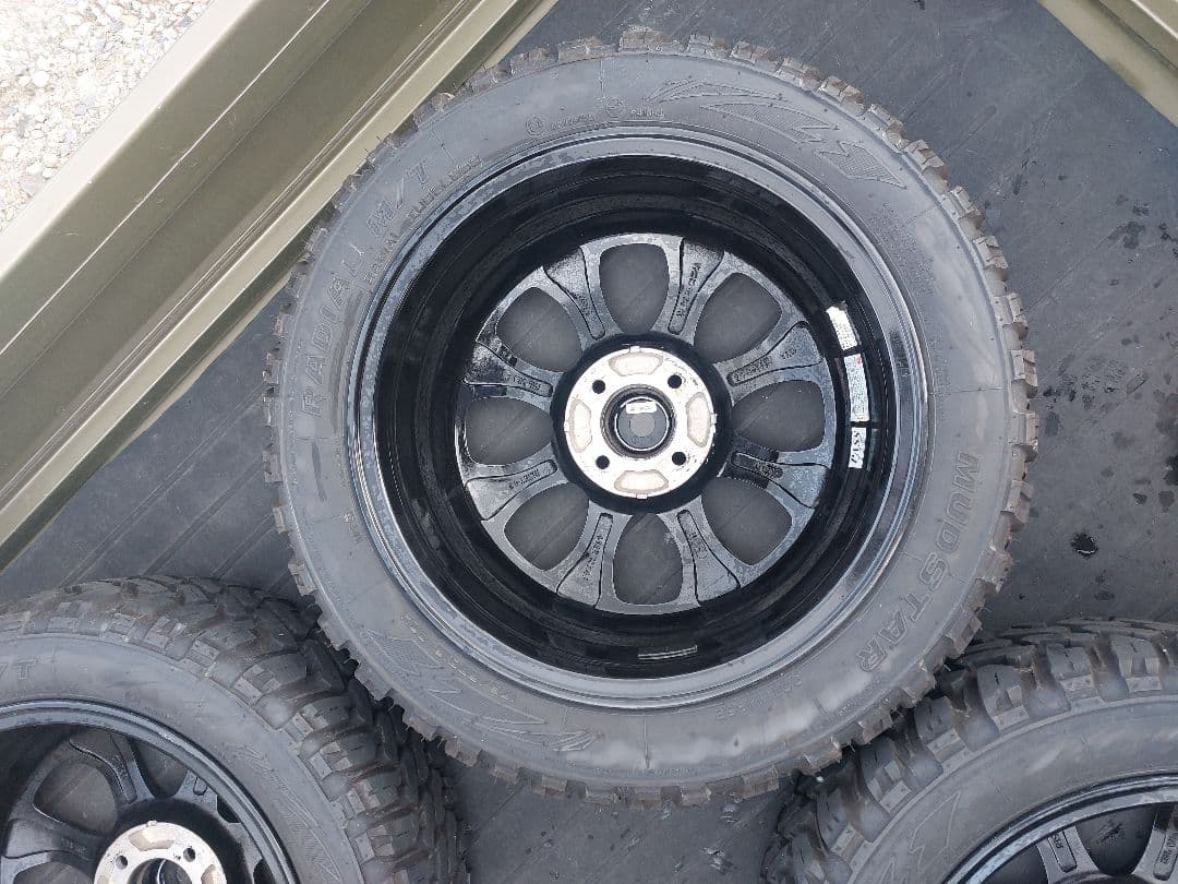 発送しません！クロスビー用 マッドスターMT 175/60R16+ホイールセット